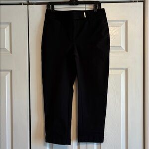 White House Black Market Classic Black Cropped Pants